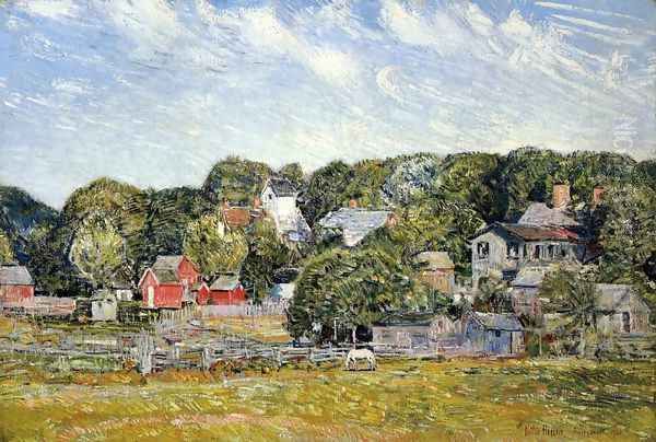 Amagansett, Long Island, New York Oil Painting by Childe Hassam