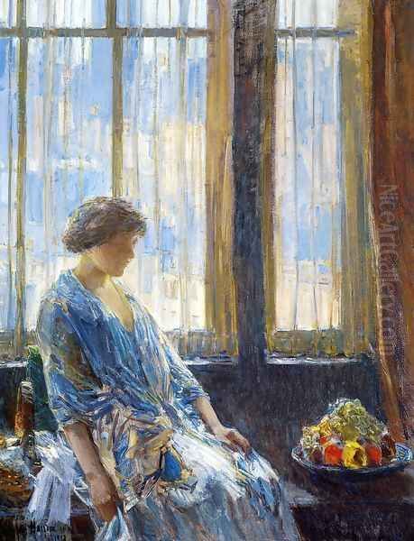 The New York Window Oil Painting by Childe Hassam