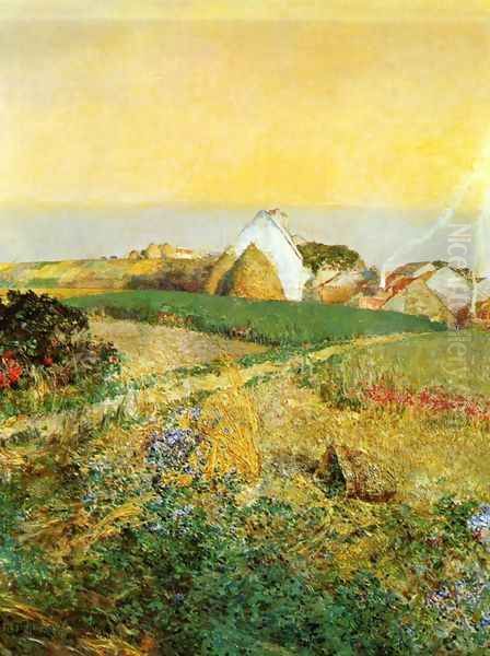 Villiers le Bel Oil Painting by Childe Hassam