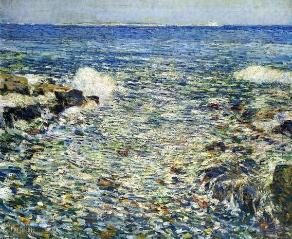 Surf, Isles of Shoals Oil Painting by Childe Hassam