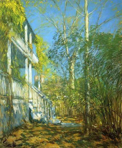 Summer at Cos Cob Oil Painting by Childe Hassam