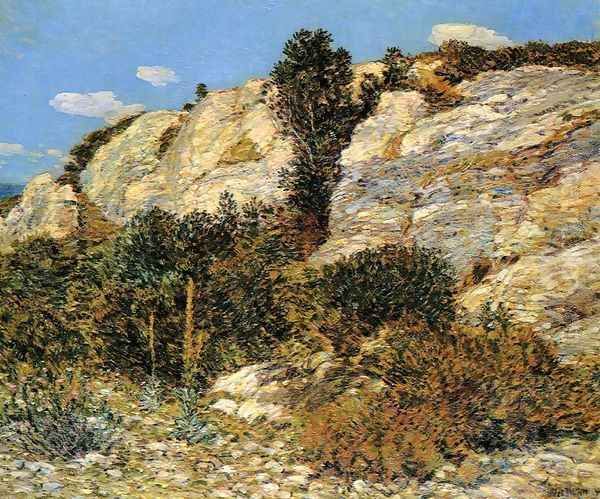 Lyman's Ledge, Appledore Oil Painting by Childe Hassam