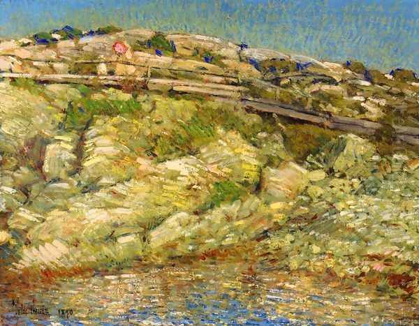 Walk Around the Island Oil Painting by Childe Hassam