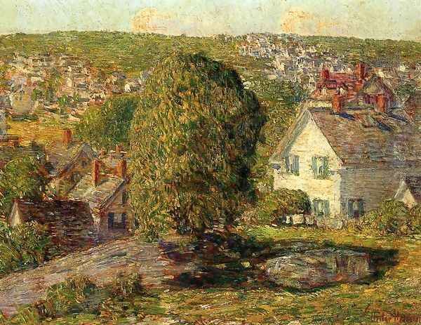 Outskirts of East Gloucester Oil Painting by Childe Hassam