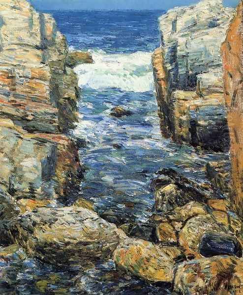 The South Gorge, Appledore, Isles of Shoals Oil Painting by Childe Hassam