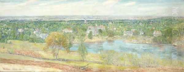 Andover, Massachusetts Oil Painting by Childe Hassam