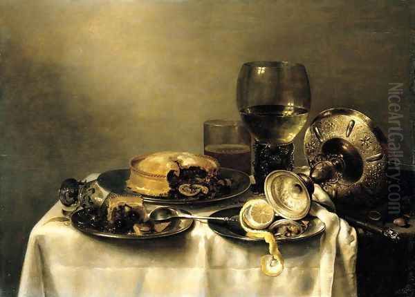 Still-Life (2) 1632 Oil Painting by Willem Claesz. Heda