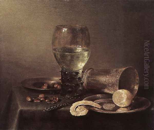 Still-Life 1632 Oil Painting by Willem Claesz. Heda