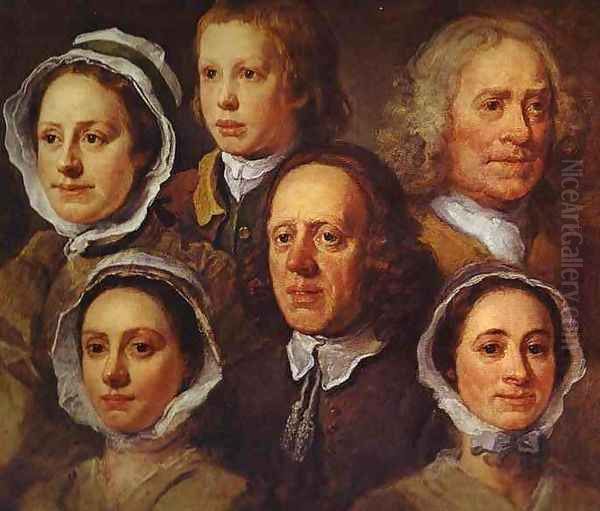 The Artist's Servants Oil Painting by William Hogarth