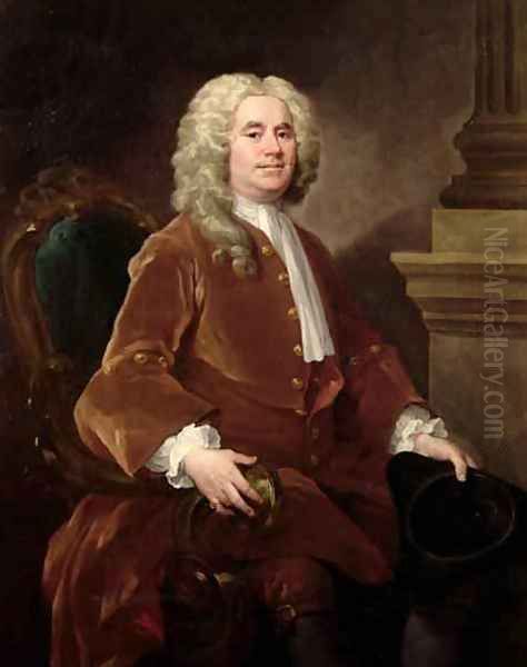 Portrait of William Jones Oil Painting by William Hogarth