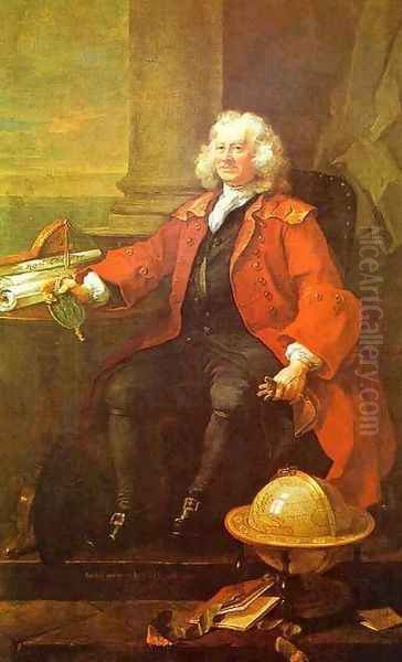 Captain Coram Oil Painting by William Hogarth