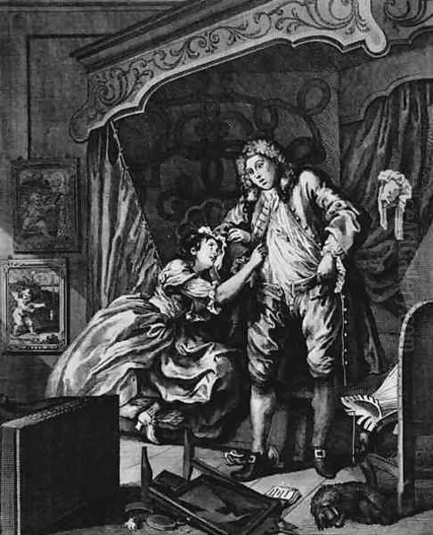 After Oil Painting by William Hogarth