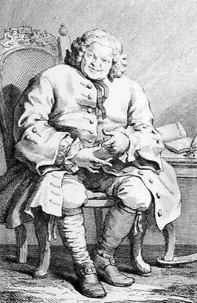 Portrait of Simon Fraser Lord Lovat Oil Painting by William Hogarth