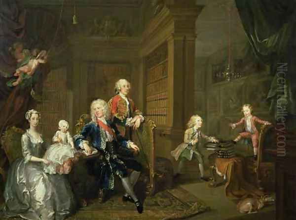 The Cholmondeley Family by William Hogarth