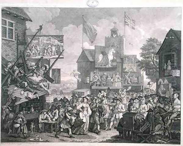 Southwark Fair 2 Oil Painting by William Hogarth