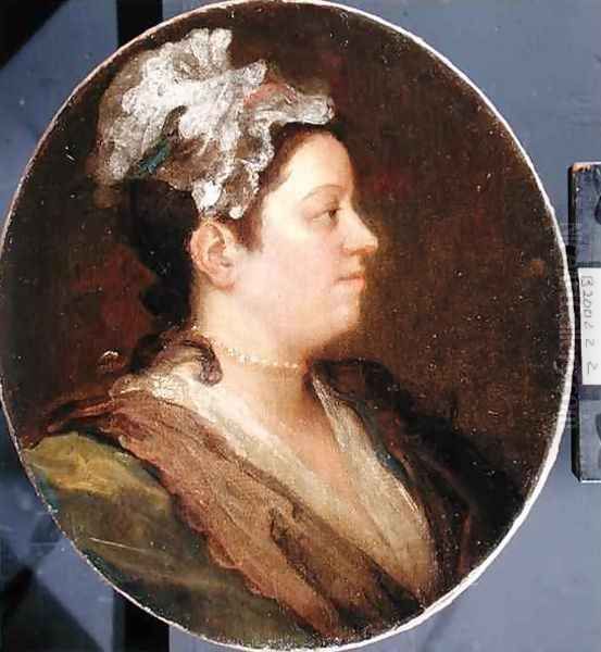 Mary Hogarth 1699-1741 Oil Painting by William Hogarth