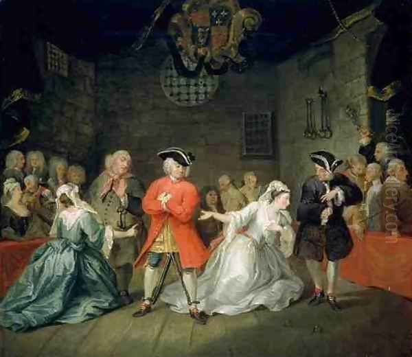 The Beggars Opera Oil Painting by William Hogarth