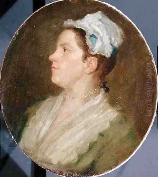 Anne Hogarth 1701-71 Oil Painting by William Hogarth