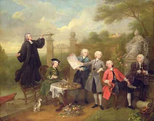 The Holland House Group Oil Painting by William Hogarth