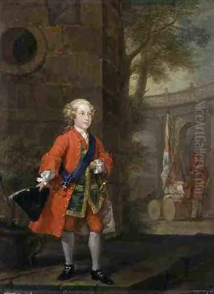 William Augustus Duke of Cumberland 1721-65 Oil Painting by William Hogarth