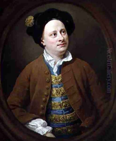 Richard James of Middle Temple Oil Painting by William Hogarth