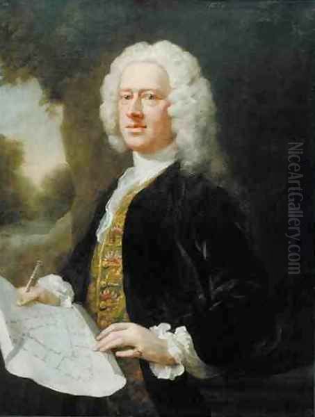 Portrait of Theodore Jacobson Oil Painting by William Hogarth