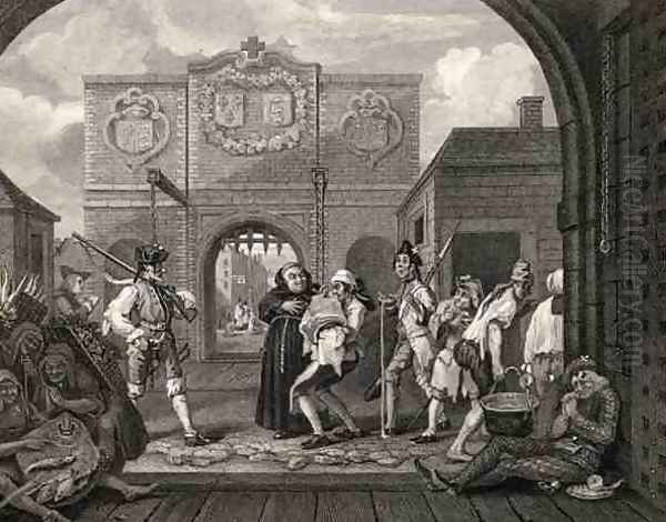 The Gate of Calais or O The Roast Beef of Old England Oil Painting by William Hogarth