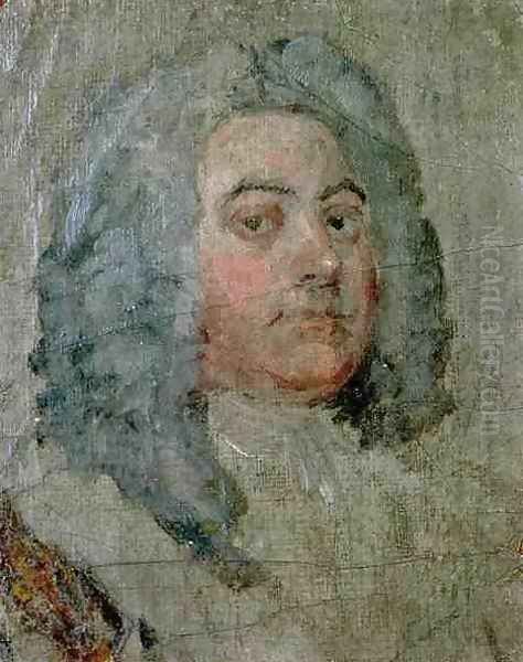 Portrait of George Frederick Handel 1685-1759 Oil Painting by William Hogarth