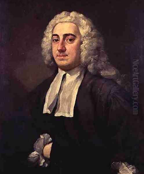 Portrait of Rt Hon Richard Monteney Oil Painting by William Hogarth