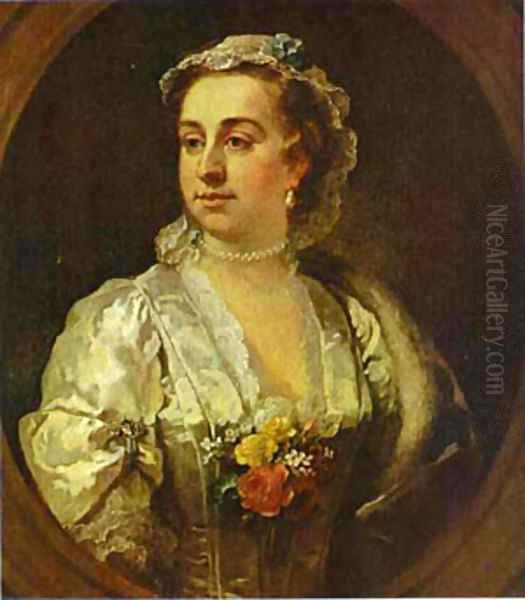 Mrs Catherine Edwards 1739 Oil Painting by William Hogarth