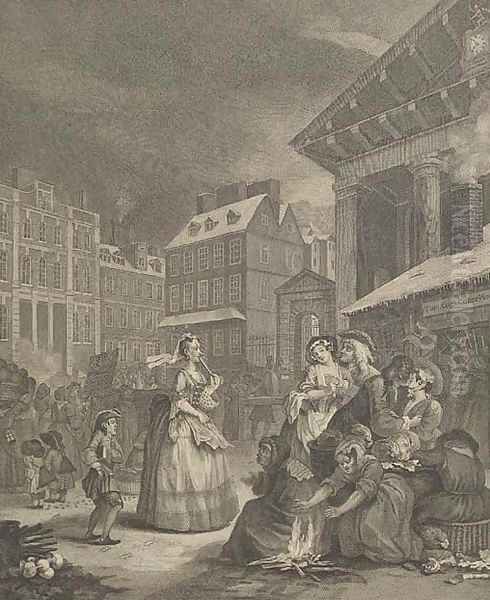 Night 3 Oil Painting by William Hogarth