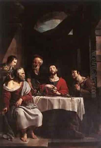 Supper At Emmaus 1808 Oil Painting by William Hogarth