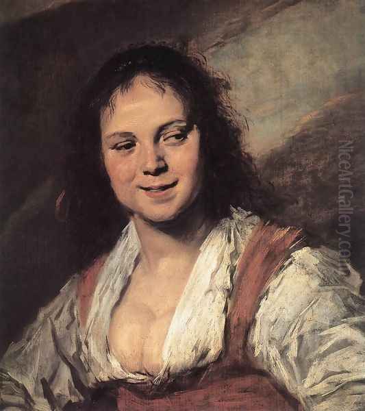 Gypsy Girl 1628-30 Oil Painting by Frans Hals