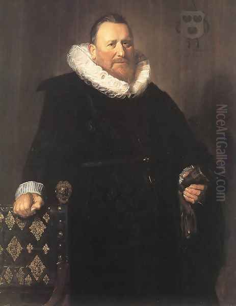 Nicolaes Woutersz van der Meer 1631 Oil Painting by Frans Hals