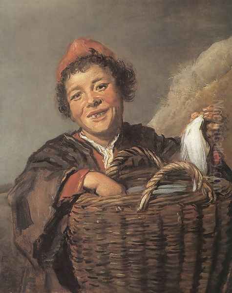 Fisher Boy 1630-32 Oil Painting by Frans Hals