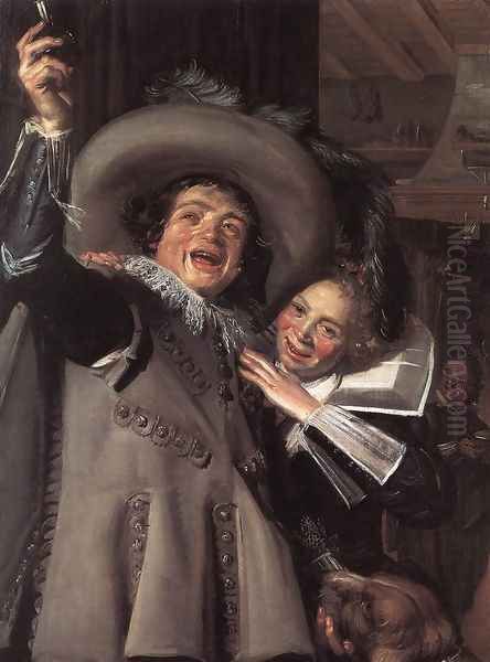 Jonker Ramp and his Sweetheart 1623 Oil Painting by Frans Hals