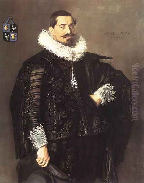 Jacob Pietersz Olycan 1625 Oil Painting by Frans Hals