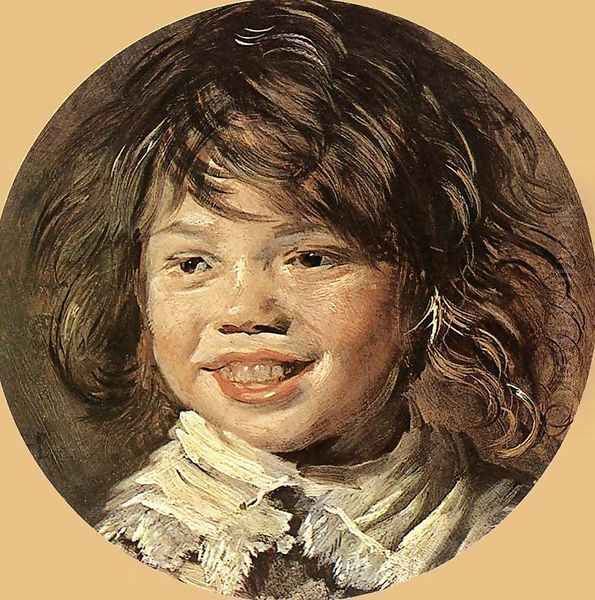 Laughing Child 1620-25 Oil Painting by Frans Hals