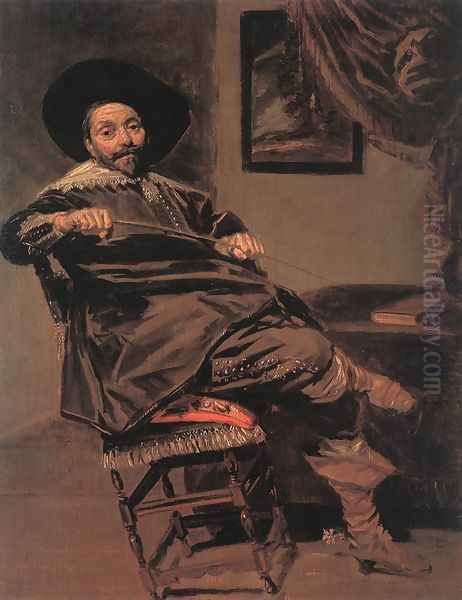 Willem van Heythuysen c. 1638 Oil Painting by Frans Hals