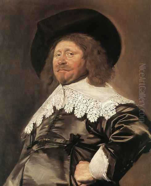 Claes Duyst van Voorhout c. 1638 Oil Painting by Frans Hals