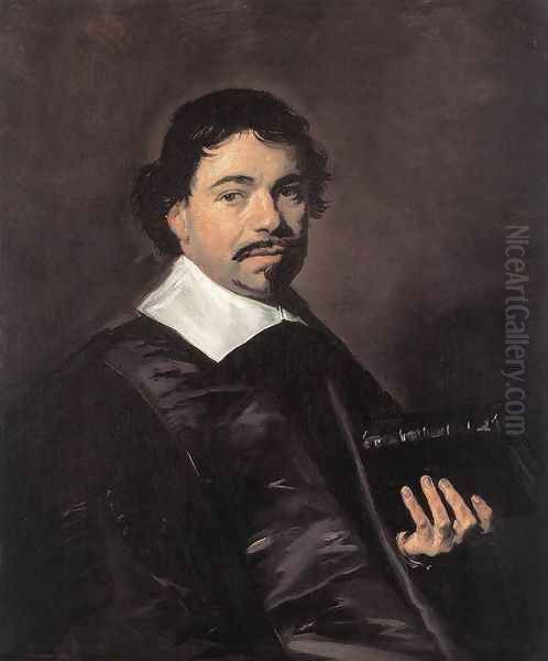 Johannes Hoornbeek 1645 Oil Painting by Frans Hals