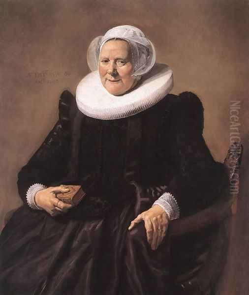 Portrait of a Seated Woman 1633 Oil Painting by Frans Hals