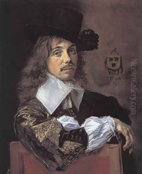 Willem Coenraetsz Coymans 1645 Oil Painting by Frans Hals