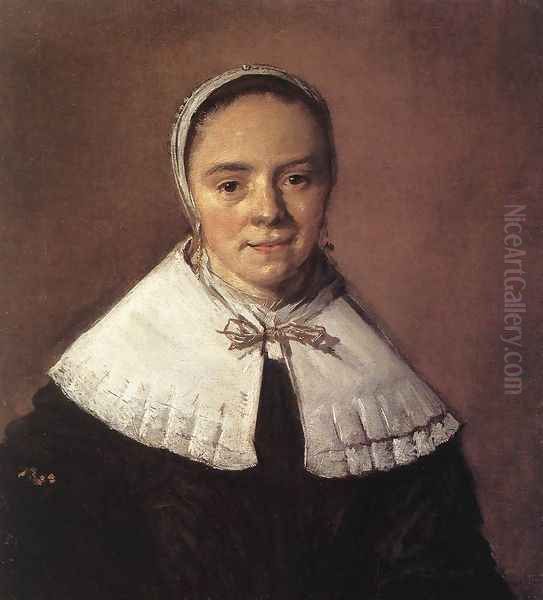 Portrait of a Woman 1655-60 Oil Painting by Frans Hals