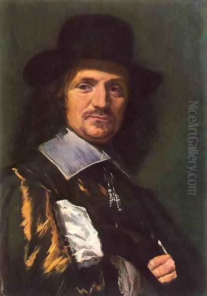 The Painter Jan Asselyn 1650s Oil Painting by Frans Hals