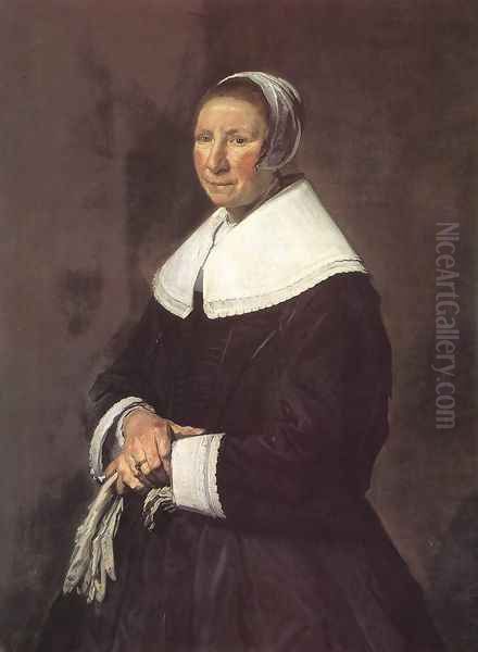 Portrait of a Woman 1648-50 Oil Painting by Frans Hals