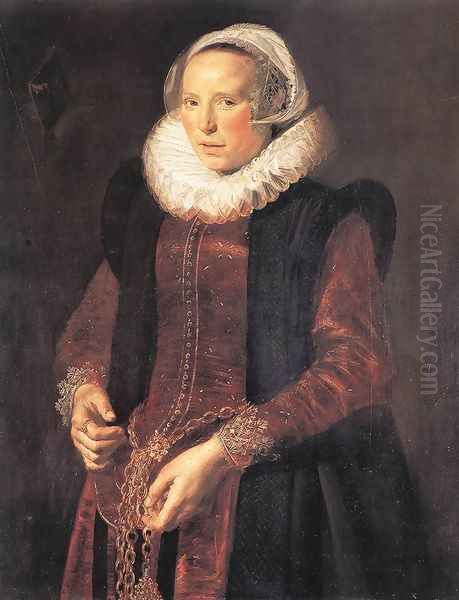 Portrait of a Woman c. 1611 Oil Painting by Frans Hals