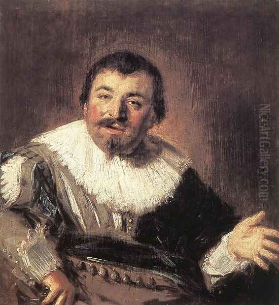 Isaac Abrahamsz Massa c. 1635 Oil Painting by Frans Hals