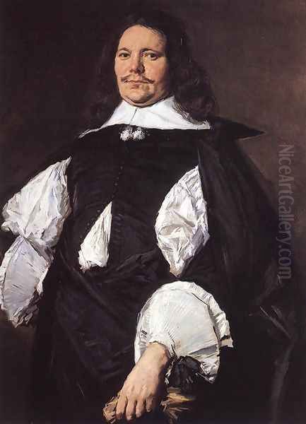 Portrait of a Man (2) Oil Painting by Frans Hals