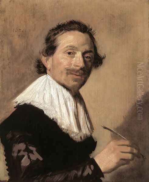 Jean de la Chambre 1638 Oil Painting by Frans Hals